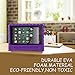 NEWSTYLE Kids Case for Fire 7 2015 2017 Shockproof Light Weight Super Protection Cover Handle Stand for Children for Amazon Kindle Fire 7 inch Display (5th & 7th Generation, 2017 Release) Purple