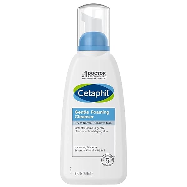 GENTLE FOAMING CLEANSER – GENTLY CLEANSES WITHOUT LEAVING...