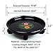 Murilan Heavy Duty Round Flower Mover Potted Plant Stand with Wheels, 10.6 inch, Black of 2 Pallet Caddy