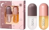 Beliky Girl 2 Pcs Natural Lip Plumper Gloss Day Night Moisturizing Fuller Lips view 1