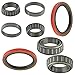 6 Piece Inner & Outer Wheel Bearing Race w/Seal Kit LH & RH Sides for Toyota