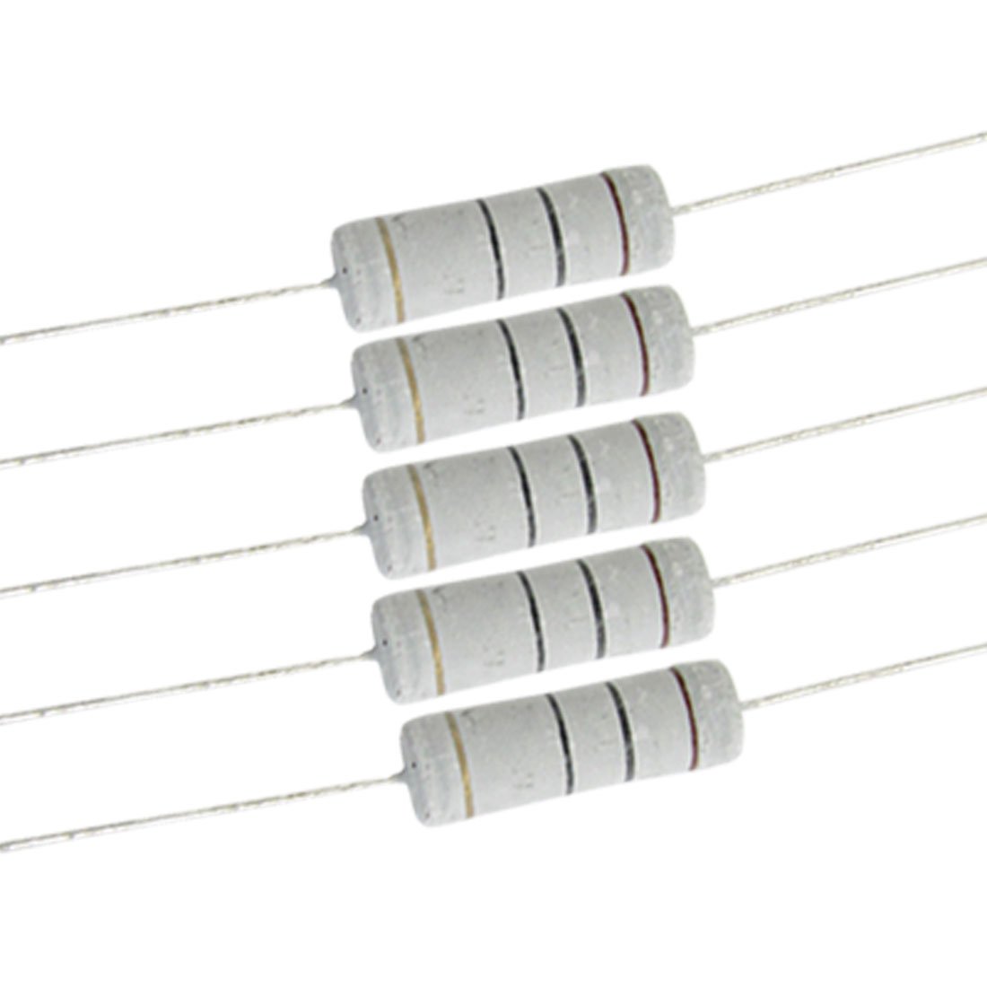 sourcingmap 10 x 5W 700V 10 ohm 10R Metal Oxide Film Resistors
