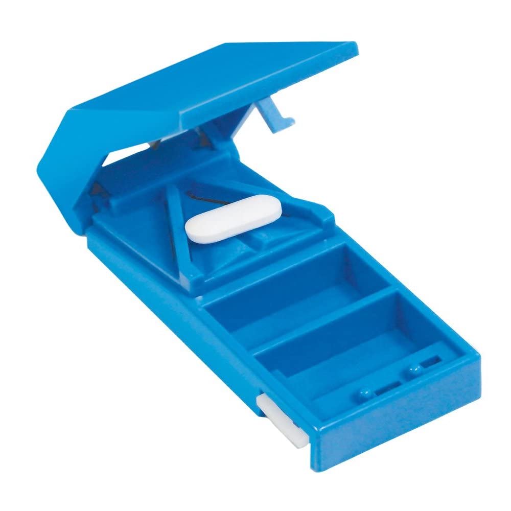 Aidapt Lockable Pill Cutter and Storer Ideal for Cutting Large Tablets