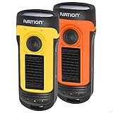 Ivation Waterproof Rechargeable Flashlight, Charges via Solar & Hand Cranking, 3 Lighting Modes