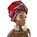 Chien TJ01 African Traditional Wax Print Head wrap Headwrap Scarf Tie, Multi-Color Urban Ladies Hair Accessory Headband Head Scarf