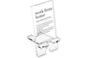FOKCBOCM Funny Phone Stand, Humor Phone Stand, Acrylic Fun Office Phone Stand Gifts for Women Men Coworkers Friend Bestie Sister Brother, Fun Phone Stand Bracket for Table Nightstand Home Office-DX06