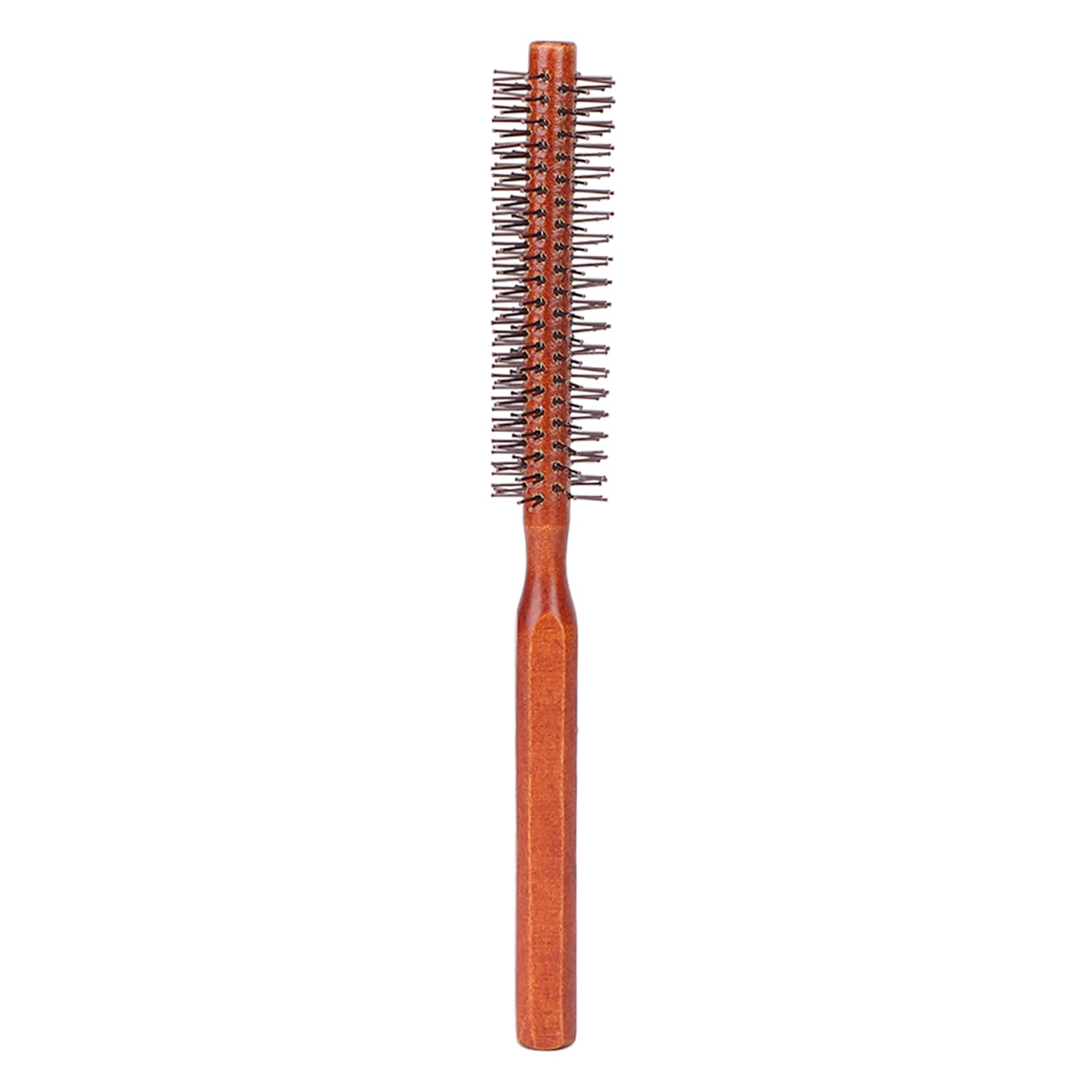 1PC Round Hair Brush, Styling Hair Brush, Round Styling Hair Brush Curling Roller Hairbrush Small Wood Brush Unisex for Blow Drying Home Use