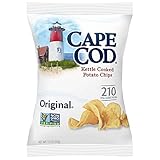 Cape Cod Original Salted Kettle Potato Chips, 1.5 Ounce (Pack of 42)