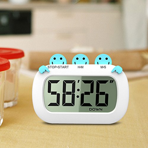 image for HKhuixin Digital Kitchen Timer Fashion Design Clock Cooking Timer with