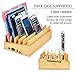 UL Certified 100W 10 Port Bamboo Charging Docking Station for Multiple Device, Quick Charge 3.0, Type C Wood Charger Organizer - Avantree PowerPlant