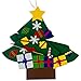DIY Christmas Tree Set, Felt Xmas Tree Set (3.28 x 2.52 FT) with 32 Pcs Ornaments, Safe 100% Felt Fabric Material, Recyclable Christmas Decorations Wall Hanging Decoration, Perfect Xmas Gift for kids