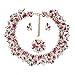 Zhenhui 3 Pieces Bling Crystal Necklace and Earrings Jewelry Set for Women 6 Colors Available