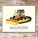 Boys Trucks Construction Wall Décor (Set of 6) Art Print - 8x10 (Unframed) | Room Décor for Little Builders and Truck Enthusiasts | Living Room Décor for Boys | Inspire Imagination and Adventure