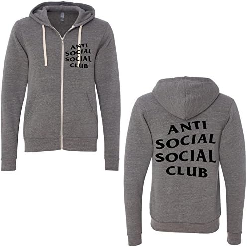 Anti Social Social Club Unisex Hooded Sweatshirt. (Extra Large)