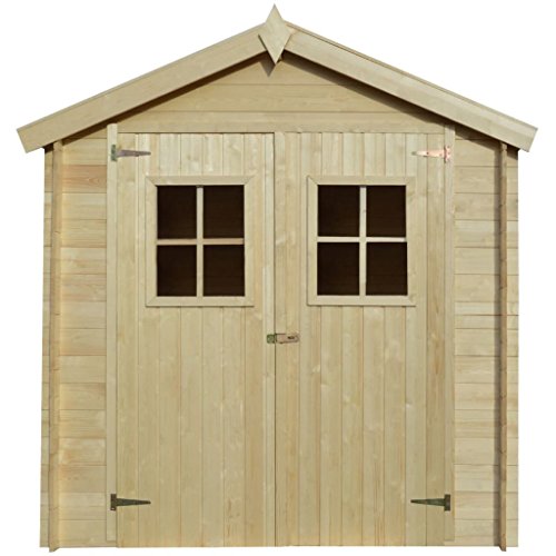 Festnight Abri de Jardin pour Bûches de Bois Chalet en Bois 2 x 1,5 m 19 mm