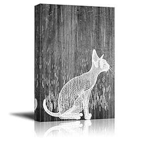 Canvas Wall Art Black and White Abstract Pictures Home Wall Decorations for Bedroom Living Room Paintings Canvas Prints Framed - 12x18 inches