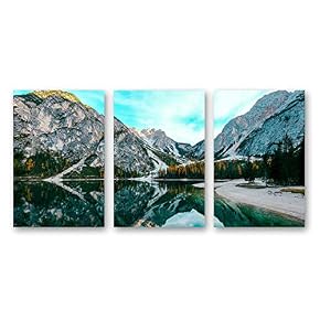 Canvas Wall Art Beautiful Scenery with Turquoise...