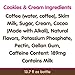 Dunkin Donuts Iced Coffee, Cookies and Cream, 13.7 Fluid Ounce (Pack of 12)