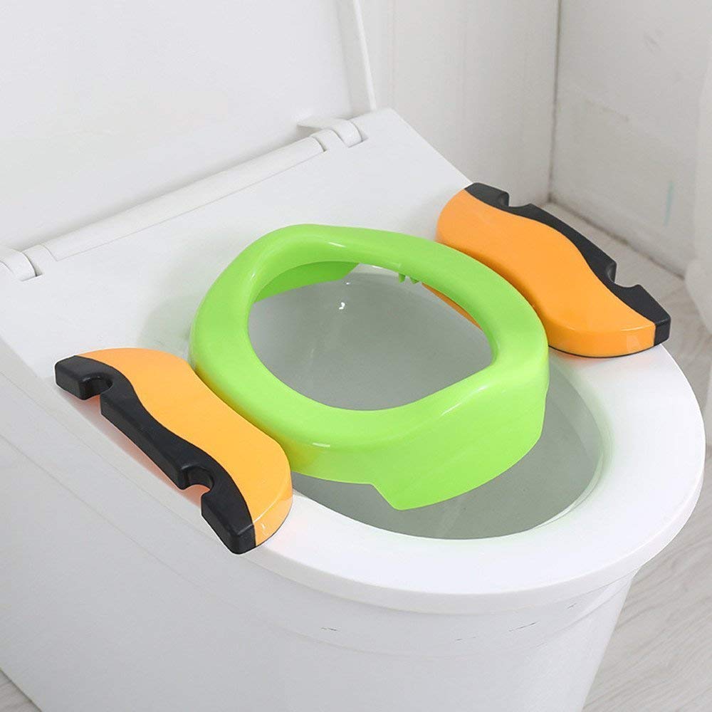 Colleer foldable portable toilet seat for babies / children, with anti slip function, for potty training.
