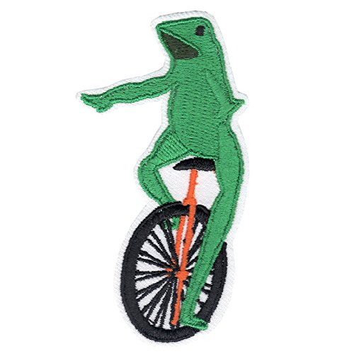 Its Dat Boi Frog Motif Meme Iron On Embroidered Applique Patch