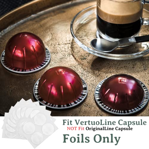 Grasseed Aluminum Foils Lids to Reuse Coffee Pods Compatible with