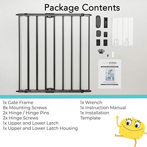 toddleroo by north states easy swing and lock baby gate