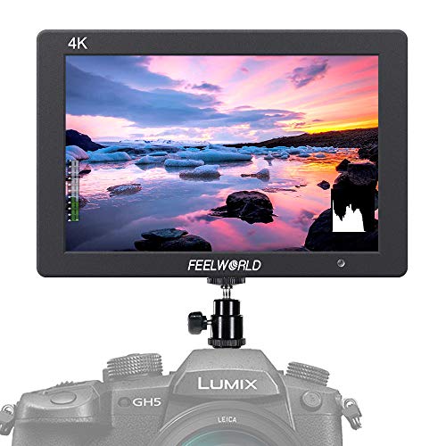 FEELWORLD T7 7 Inch IPS 4K HDMI Camera Field Monitor Video Assist Full HD 1920x1200 Solid Aluminum Housing DSLR Monitor with Peaking Focus False Colors