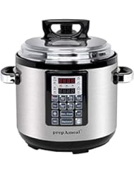 prepAmeal 6QT 11-IN-1 ( 3 Speeds Options ) Pressure Cooker Multi-Use Programmable Instant Cooker Pressure Pot with 16 Smart Programs, Slow Cooker, Rice Cooker, Steamer, SautÃ©, Yogurt Maker, Warmer, Hotpot (6 Quart)