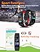 Smart Watch for Android Phones and iphone Compatible, Smartwatches for Women Men, Fitness Tracker Watch with Heart Rate and Sleep Monitor, Calorie Counter, IP68 Waterproof, Color Touch Screen (Red)