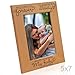 KATE POSH - I'll Love You Forever, I'll Like You for Always, as Long as I'm Living, My Baby You'll be - Engraved Natural Wood Picture Frame, Valentine's Day Gifts, New Baby Gifts (5x7-Vertical)