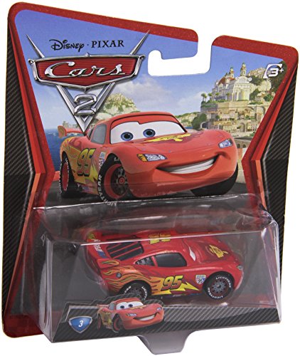 Disney/Pixar Cars 2, Lightning McQueen with Racing Wheels Die-Cast Vehicle #3