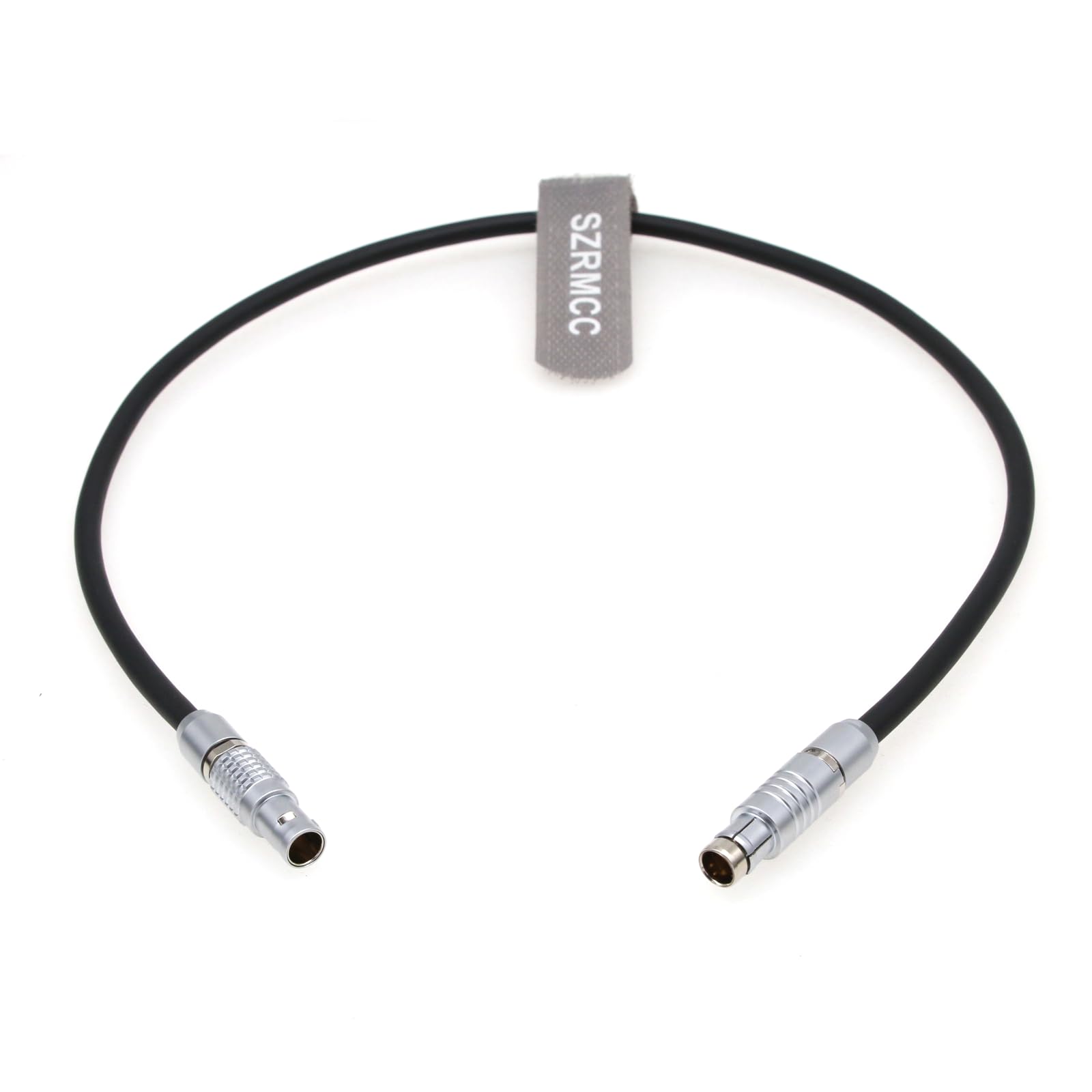 SZRMCC Arri Alexa RS Fischer 3 Pin Male to 0B 2 Pin Male Power Cable for Teradek Bond Bolt SmallHD Monitor (Straight 2Pin)