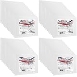 US Art Supply 8 X 10 inch Professional Artist Quality Acid Free Canvas Panel Boards for Painting 4-12-Packs (1 Full Case of 48 Single Canvas Board Panels)