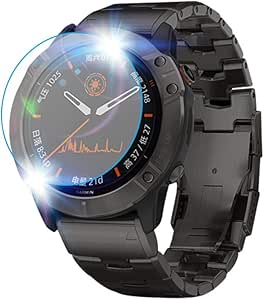 Qomomont Compatible con Garmin Fenix 6X Pro Solar Película de Alta ...