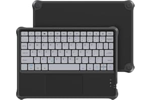 FINTIE Made For Amazon Kids Bluetooth Keyboard, for 10” Fire Kids Pro and 10” Fire Kids Tablets | Black