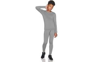 TSLA Kid's & Boy's and Girl's Thermal Underwear Set, Soft Fleece Lined Long Johns, Winter Base Layer Top & Bottom