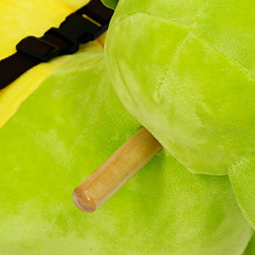 image for Kinbor Baby Kids Toy Plush Rocking Horse Little Dinosaur Theme Style R
