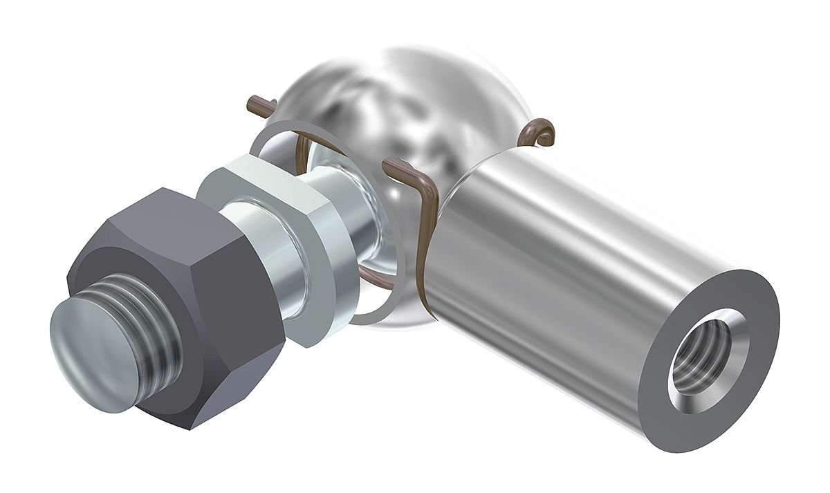 Elbow Joint, 10mm Ball/Socket, 19mm, M8 THD Automotive Accessories