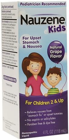 Nauzene Liquid For Nausea, Grape 4 fl oz