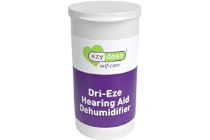Ezy Dose Hearing Aid Dehumidifier, Helps Prolong Life of Your Hearing Aids, Packaging May Vary