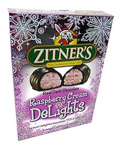 Amazon.com : Zitners Dark Chocolate Raspberry Cream Delights Candies 8