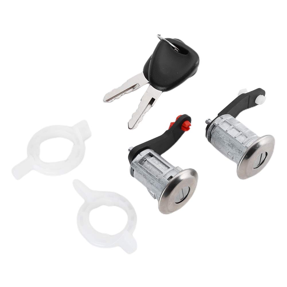 Lock Cylinder Left Right Door Lock Cylinder with 2 Keys 7701470944 Suitable for Replacement for Master 1998-2016 Master Lock Cylinder 3 Phase