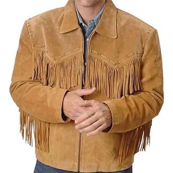 Quality Supply Men's Traditional Cowboy Western Leather Coat