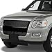 DNA MOTORING GRF-039-BK Mesh Style Front Bumper Grille Guard Compatible with 07-10 Explorer/Explorer Sport Trac, Black