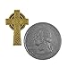 Jim Clift Design Celtic Cross Gold Lapel Pin - 1 Count