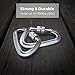 #1 Serac Ultra Strength Locking Carabiners x2 (one Pair), Ultra Durable & Strong Perfect for Serac Classic Single or Sequoia Double hammocks - Made from Ultralight Aircraft Grade Aluminum – Silver