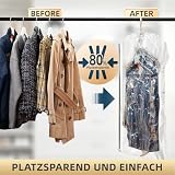 Taili Hanging Vacuum Storage Bags 4 Jumbo 135x70x38cm Wardrobe Organizer view 12