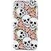 Dimaka Case for iPhone se, iPhone 7 and iPhone 8, Skeleton and Rose Design Protective Case,2 Layers PC+TPU Shock Resistant and Drop Proof Case for iPhone se,iPhone 7 & 8 (Skeleton, iPhone 7 and 8)