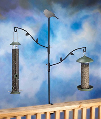 Stokes Select Bird Feeder Metal Deck Pole Kit with Two Adjustable Branches