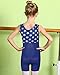 BAOHULU Girls Leotards for Gymnastics with Shorts Tank Biketards Sparkle Painted Athletic Clothes